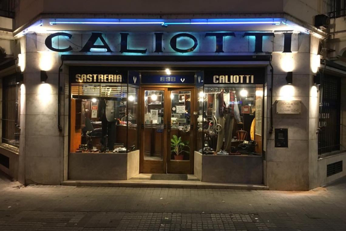 Sastrería Caliotti, la esquina del buen vestir