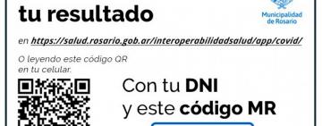 El resultado de los hisopados de Covid-19 se podrá conocer a través de la web