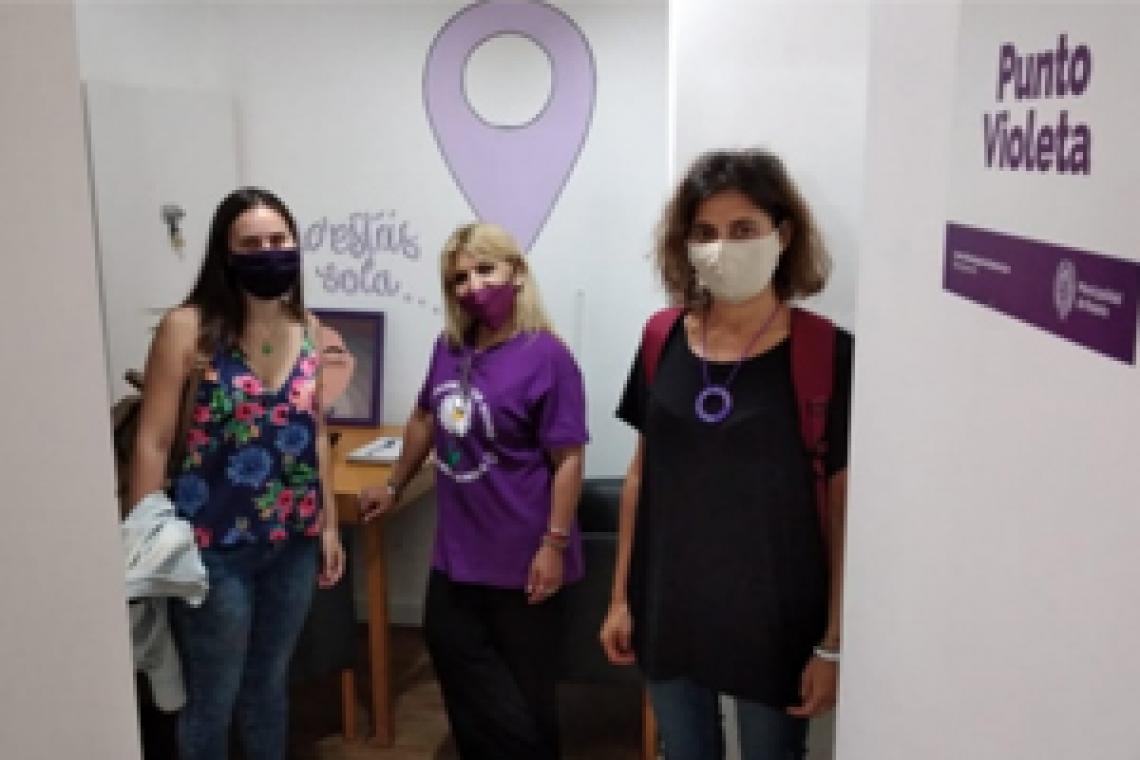 Violencia de género: en el Distrito Sur, el municipio inauguró el primer Punto Violeta
