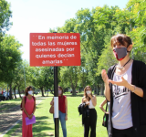 Contra la violencia de género: el Distrito Sur sumó su primer banco rojo
