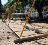 El municipio trabaja en la remodelación y puesta en valor de espacios verdes de la ciudad