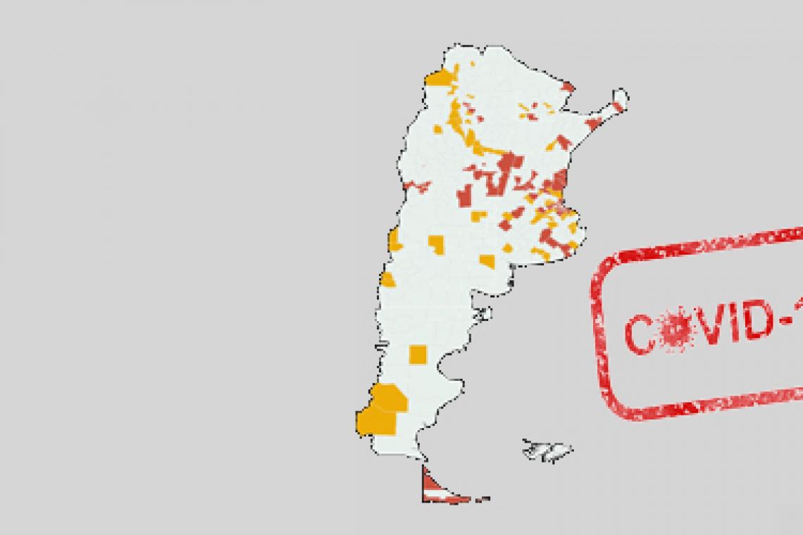 Uno por uno, los 85 departamentos con alto riesgo epidemiológico