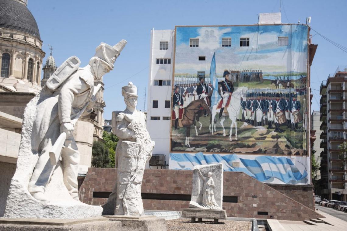 Javkin: «Este mural es un sello de identidad de la ciudad»