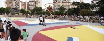 Quedó habilitado el nuevo sector de esparcimiento junto al Mercado del Patio
