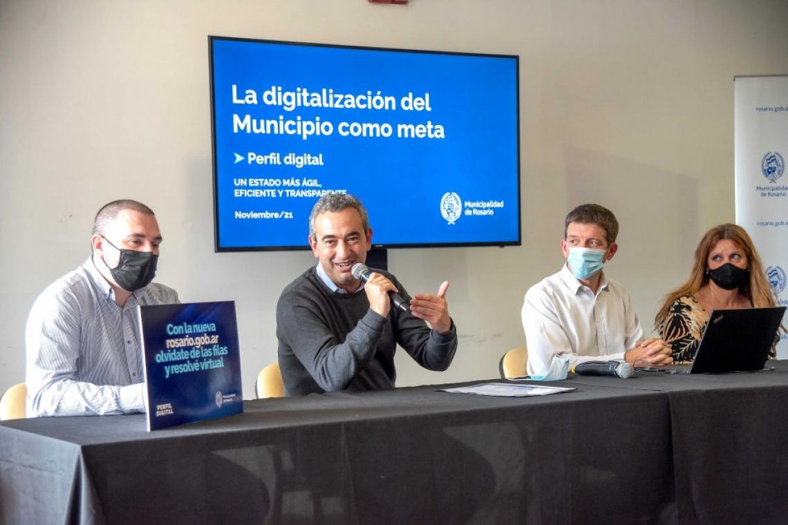 Javkin presentó el Perfil Digital que permitirá agilizar trámites