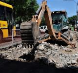 Se inicia la reconstrucción de avenida Pellegrini desde Roca hasta Oroño