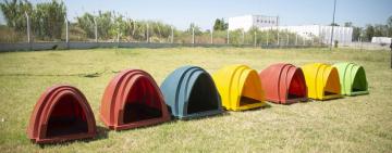 El Municipio incorporó cuchas de PVC en el Centro de Adopción del Imusa