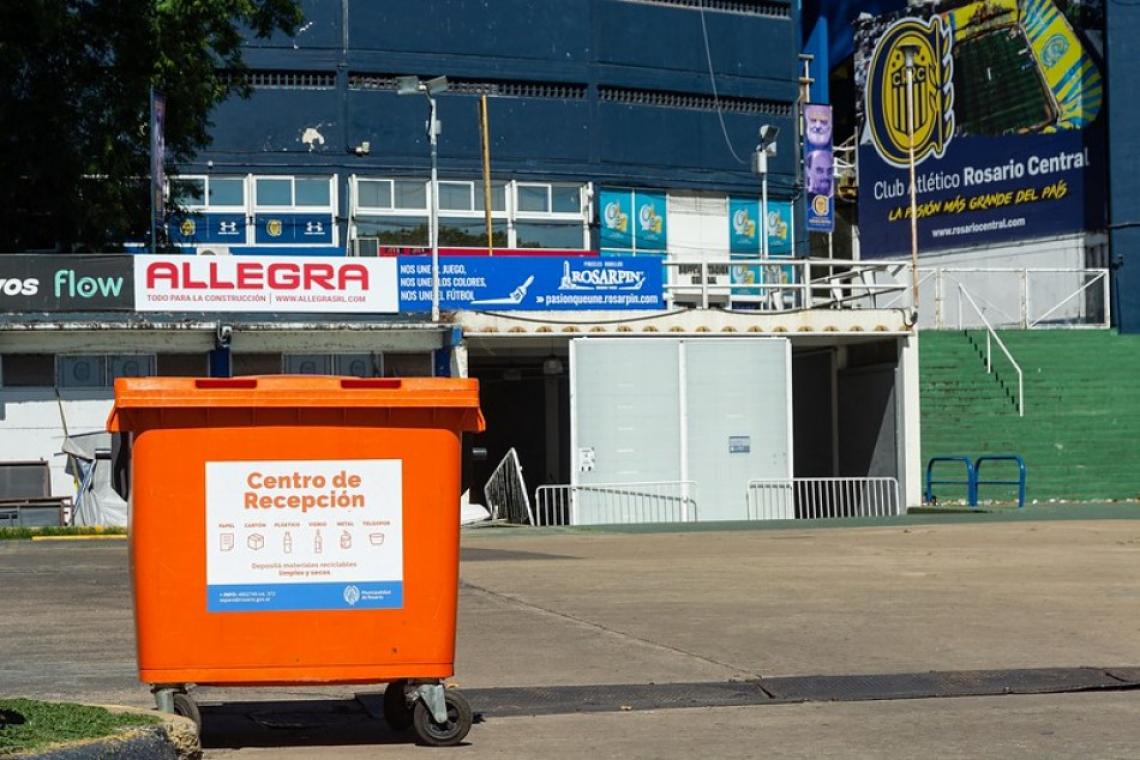 Rosario Central se suma como centro de recepción de residuos reciclables