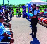 La Municipalidad capacitó a motociclistas y entregó 100 cascos