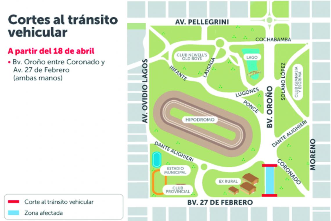 Juegos Suramericanos: comienza la interrupción de tránsito progresiva en el parque de la Independencia