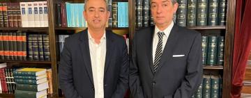 Javkin se reunió con el presidente de la Corte Suprema de la Nación