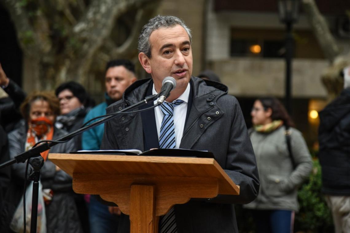 Javkin: «No podemos dejar que nuestros sueños se resquebrajen por un grupo de mafiosos»