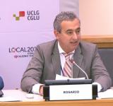 Javkin expuso en la ONU sobre los objetivos de las ciudades para el 2030