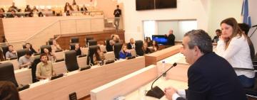 Javkin participó de la apertura de una audiencia pública por la autonomía municipal