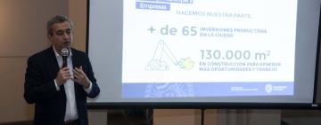 Javkin: «La ciudad tiene más de 65 proyectos de inversión productiva»