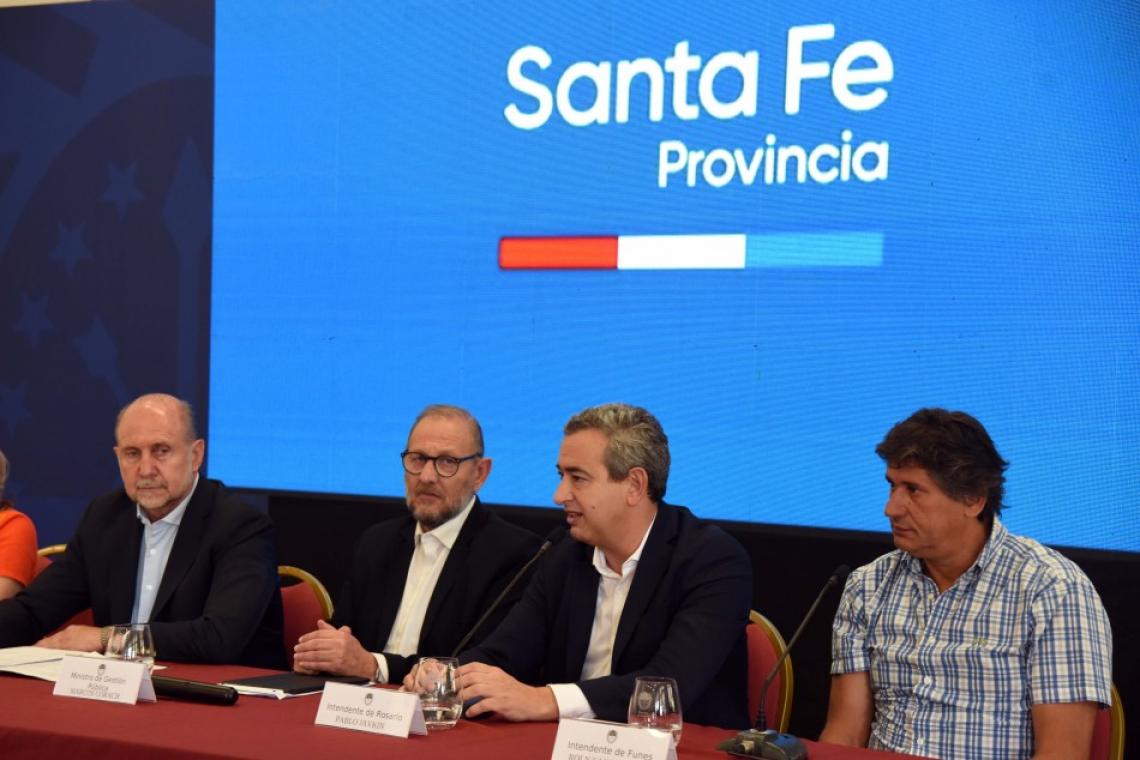 Javkin acompañó la presentación de un ambicioso plan de obras para la ciudad