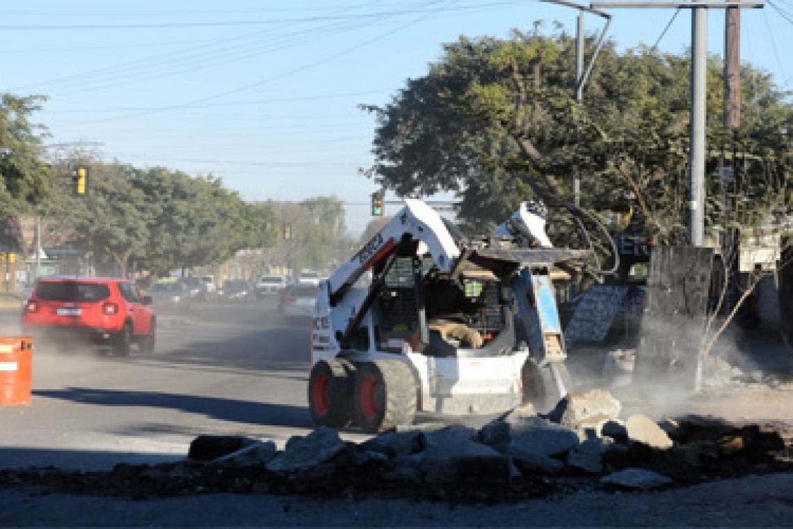 Por obras de recambio de vías el Cruce Alberdi permanecerá cerrado al tránsito