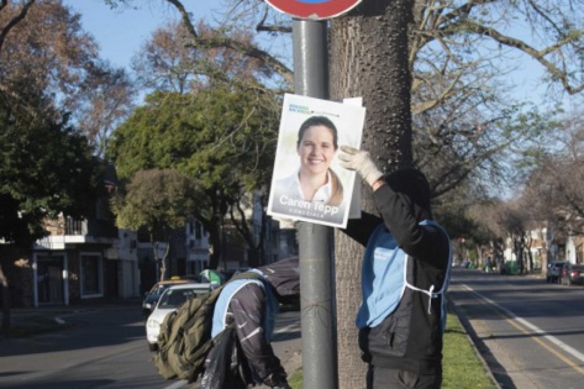 El Municipio realiza el operativo de limpieza post elecciones primarias