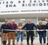 Junto a vecinas y vecinos, el municipio inauguró moderno centro de salud en barrio Olímpico
