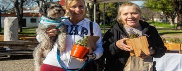 Plaza Buratovich será escenario de un nuevo canje de reciclables