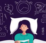 Cómo lo que pensamos antes de dormir afecta la calidad del sueño