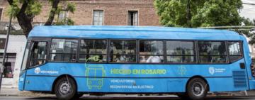 Se sumó el cuarto coche reconvertido en eléctrico a la flota de la Línea K