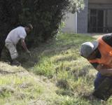 Operativo Barrial: el municipio intervino con acciones urbanas y sociales en Fisherton Industrial