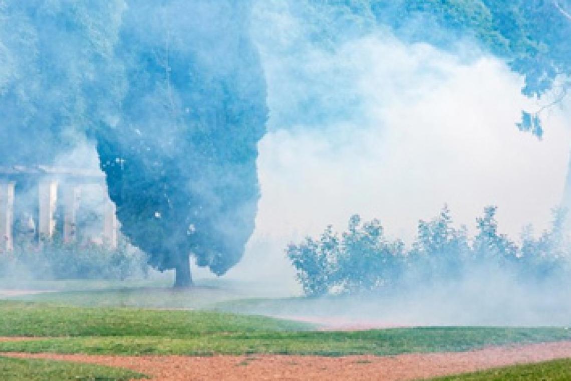 Continúan los operativos de fumigación en espacios verdes