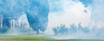 Continúan los operativos de fumigación en espacios verdes