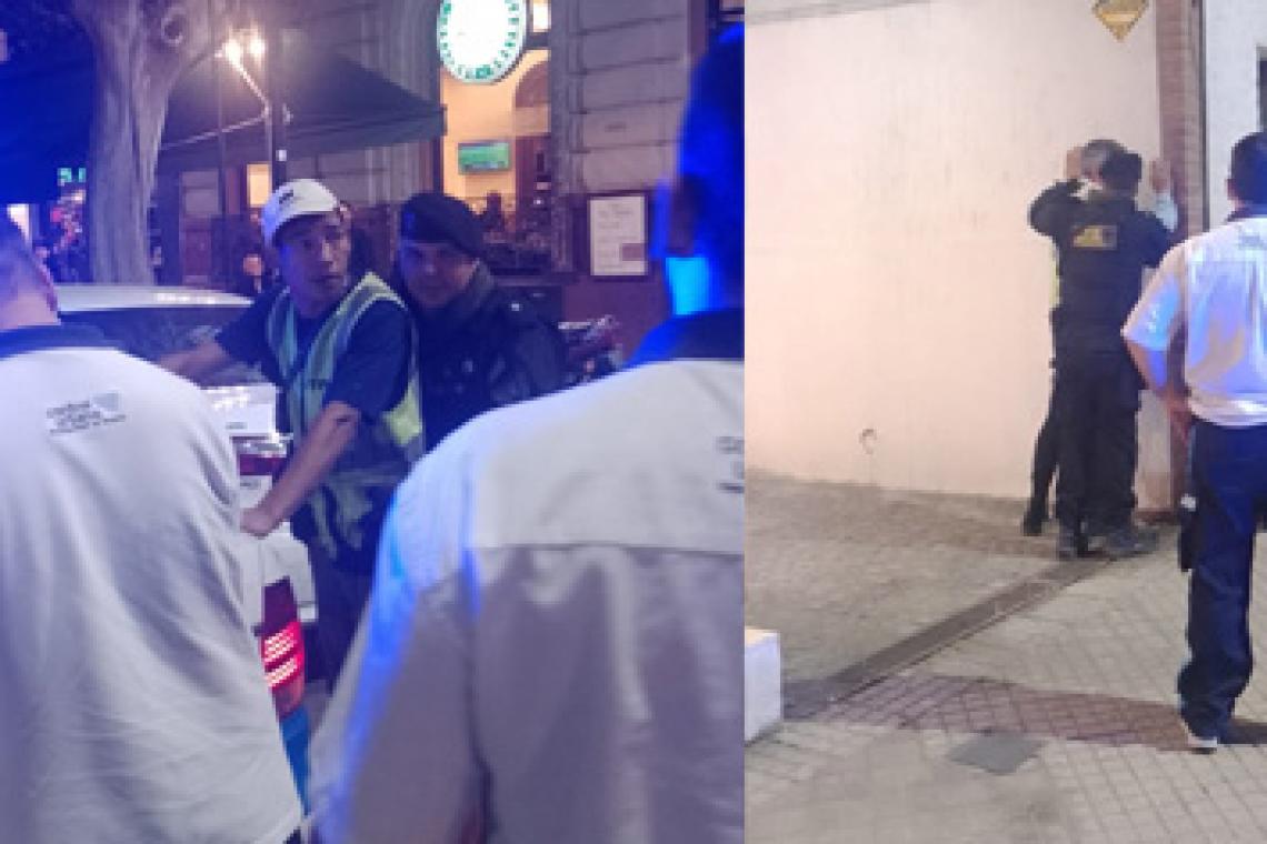 Agentes municipales participaron de la detención de un cuidacoche