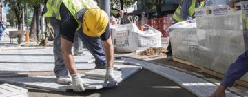 Plan de Veredas: avanza la reconstrucción en centros comerciales en barrios