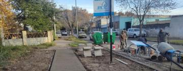 El municipio avanza en la recuperación de espacios públicos sobre calle Felipe Moré