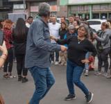 Javkin inauguró el pavimento en Empalme Graneros y anunció más cuadras a pavimentar