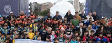 «Rosario Capital Mundial del Fútbol»: se inauguró el Monumento en homenaje a mundialistas de la ciudad