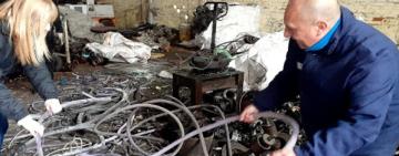 Chatarrerías: operativo conjunto entre el municipio y la Policía permitió incautar más de dos toneladas de materiales