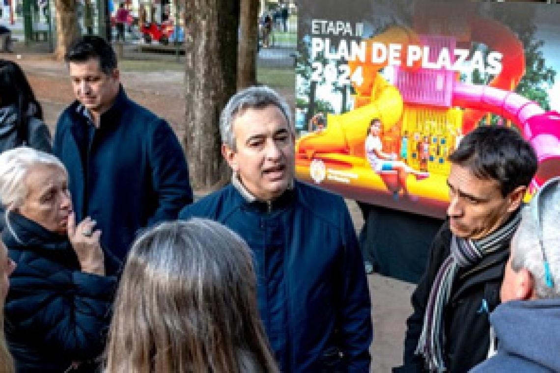 Se puso en marcha el Plan de Plazas 2024: obras y puesta en valor en 16 espacios públicos de toda la ciudad