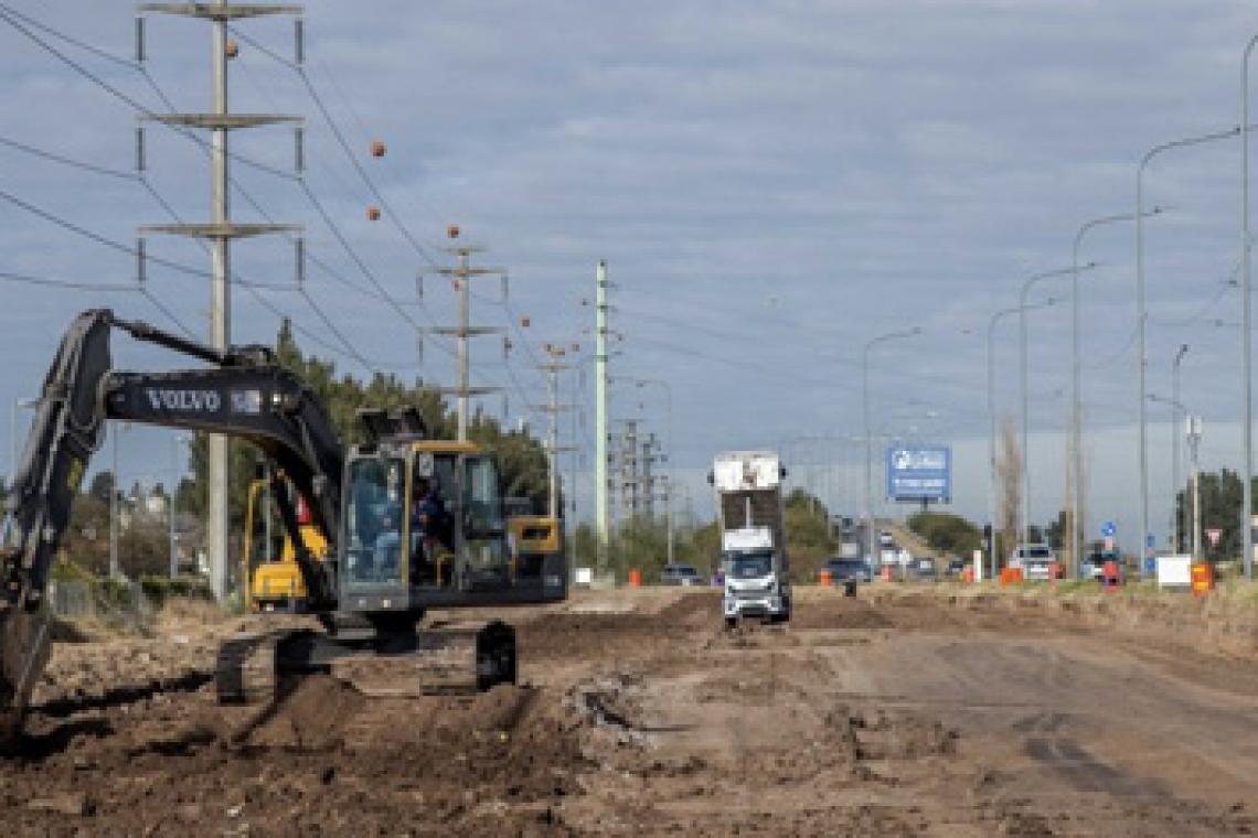 Ya está en marcha la segunda etapa de la reconstrucción integral de la Av. Jorge Newbery