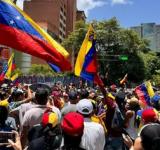 Marcha opositora en Venezuela con Corina Machado a la cabeza: “Vamos a defender la voluntad del pueblo”