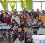 Javkin puso en marcha el programa Estaciones de Alfabetización en el Distrito Oeste