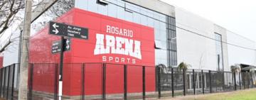 El intendente recorrió la obra del Arena Sports que se construye en Rosario