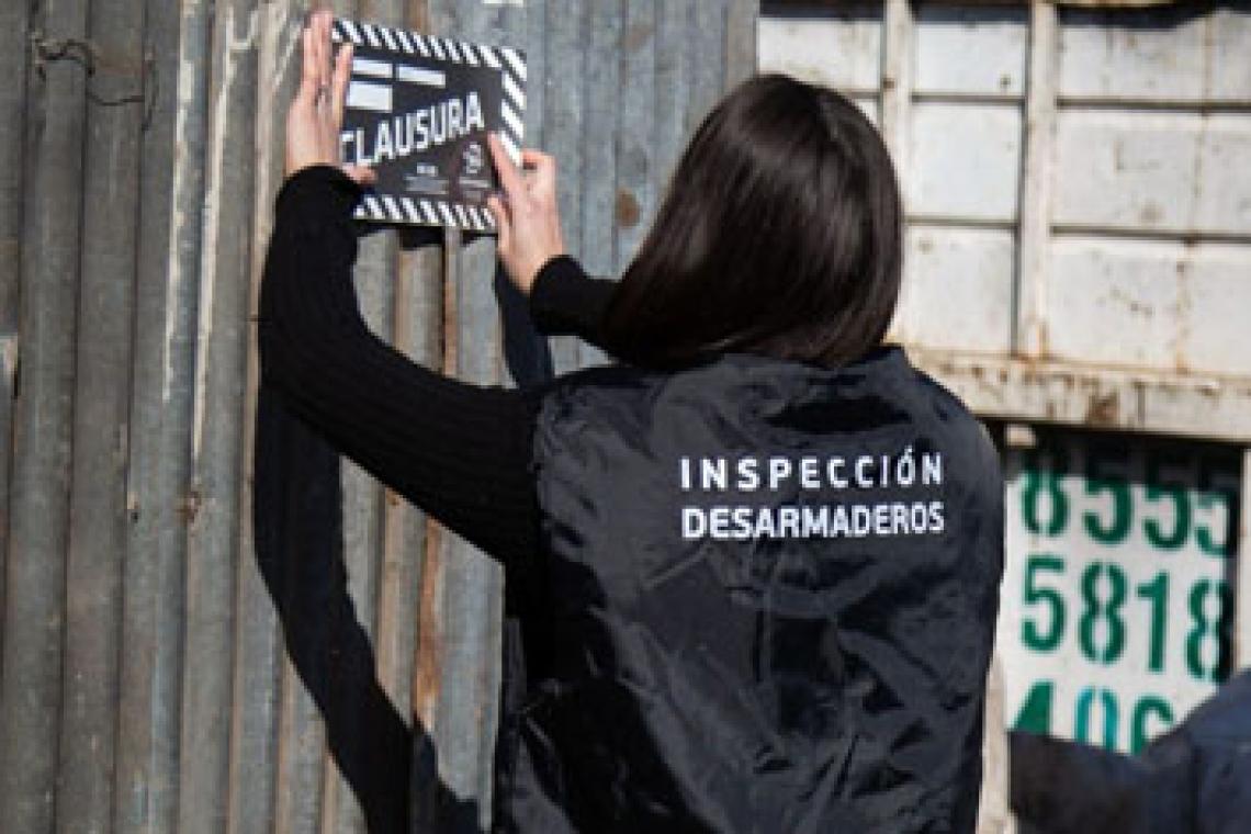 En 9 meses, Provincia incautó 1.200 toneladas de material en controles a chatarrerías