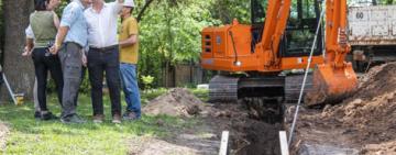Municipio y Provincia iniciaron una amplia obra de cloacas en el noroeste de la ciudad
