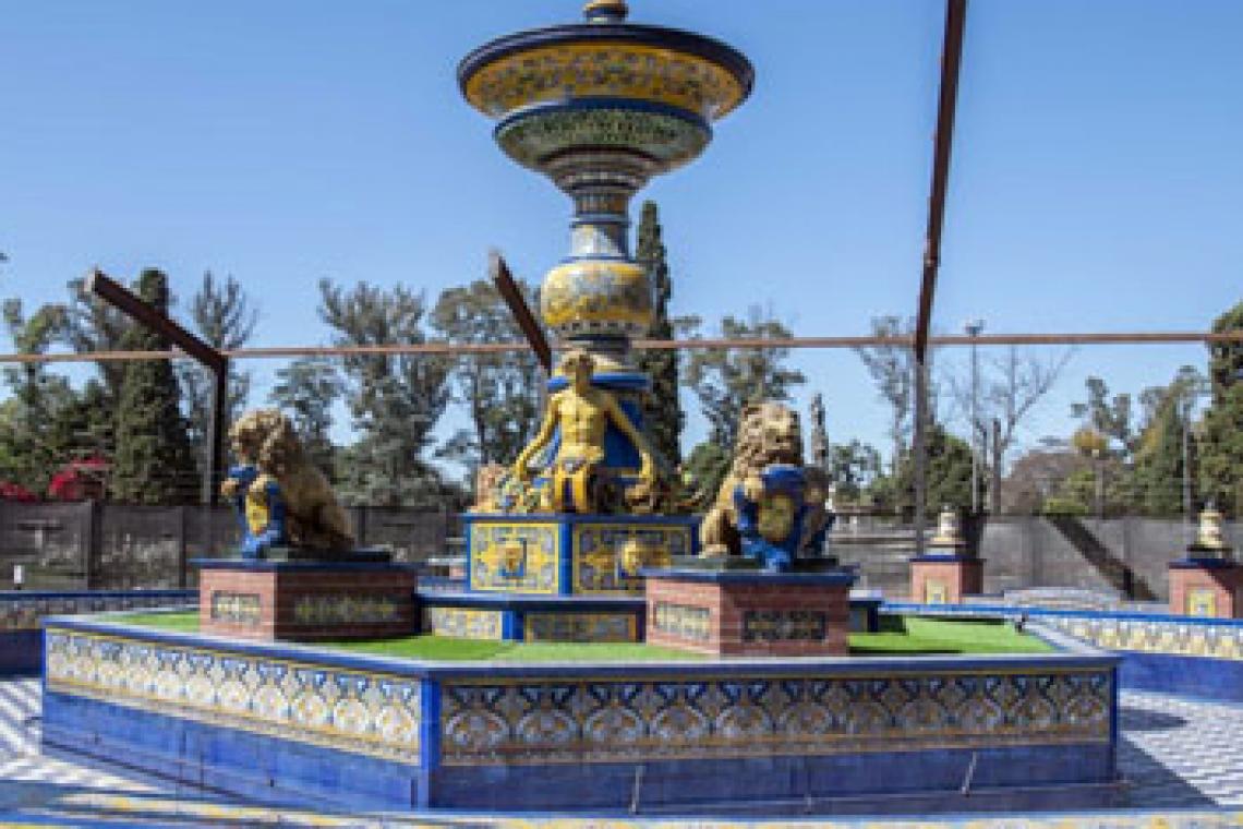 La Fuente de los Españoles recupera todo su esplendor.