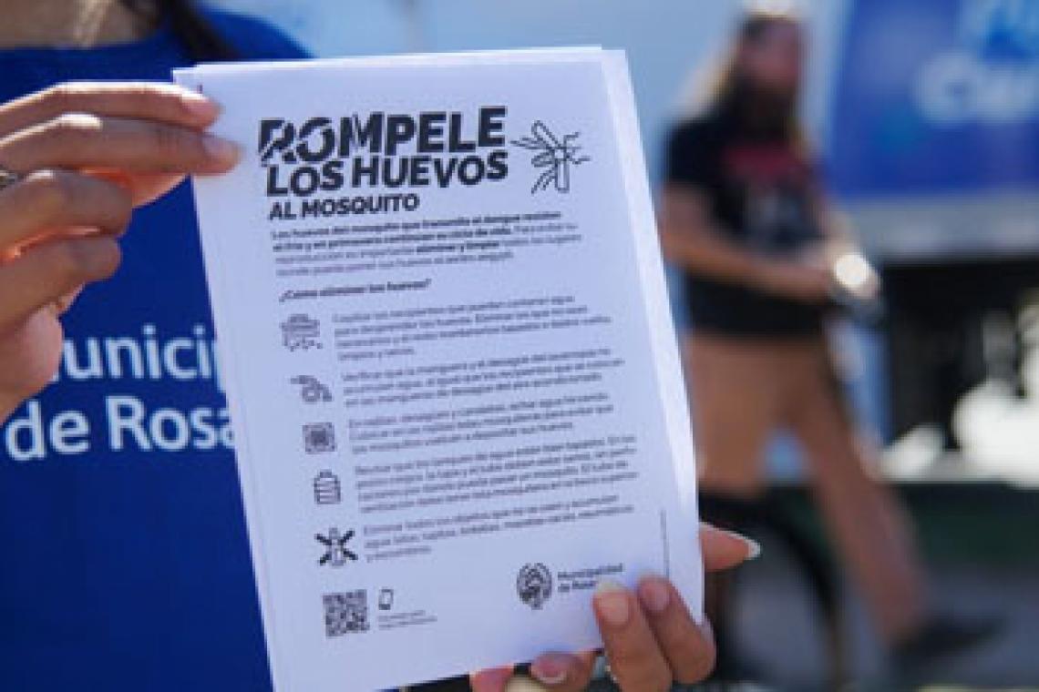 Dengue: se concretó un nuevo operativo integral preventivo en avenida Sabin y Juan B. Justo