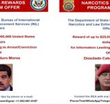 Estados Unidos aumenta a US$25 millones las recompensas por atrapar a Nicolás Maduro y Diosdado, Cabello