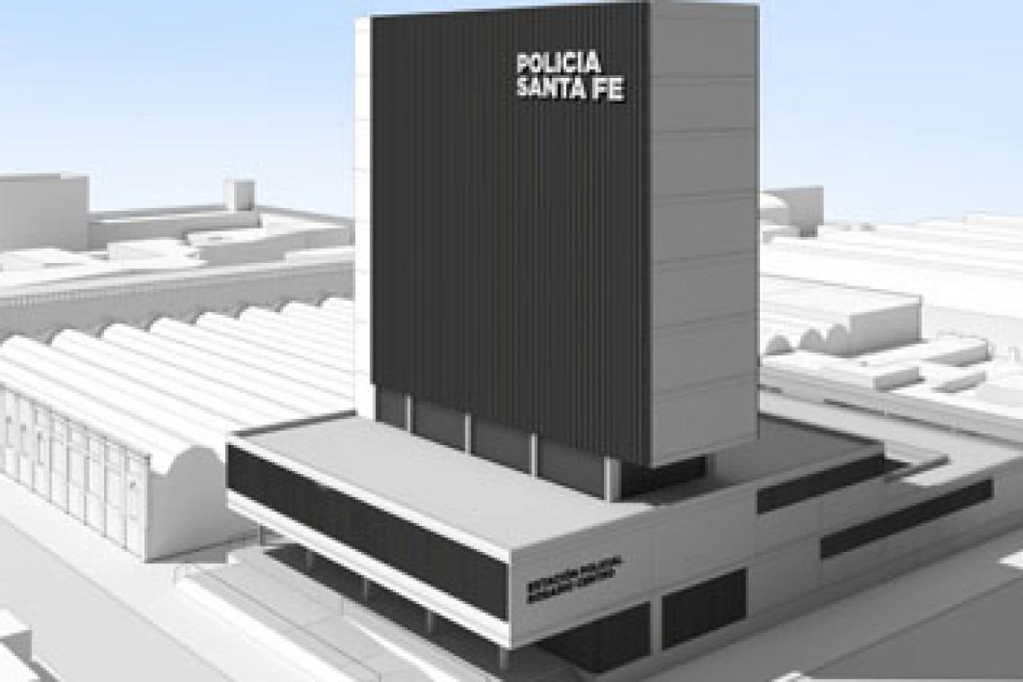 Cómo será la Estación Policial Rosario Centro que Provincia licita este mes