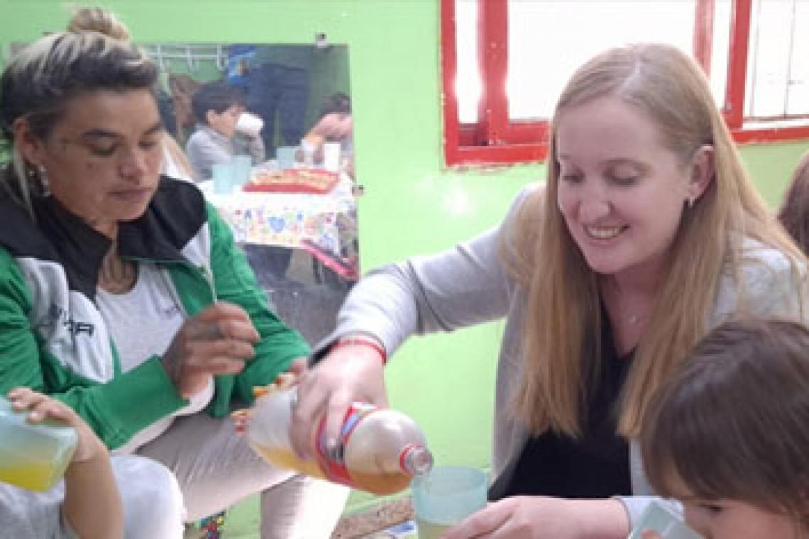 Se inauguró la obra de la cocina del CAF 20 en Rosario