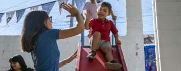 Javkin inauguró el ciclo de actividades 2025 de 45 salas de 3 años en jardines municipales