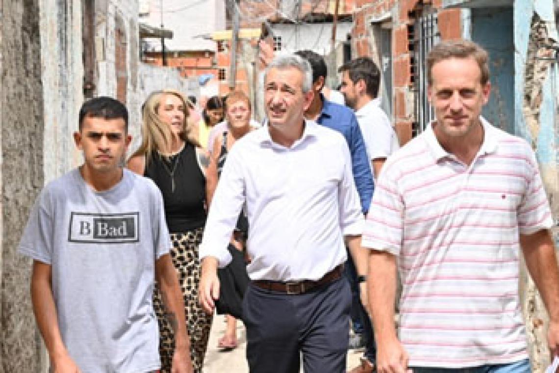 Avanzan las obras de urbanización en barrio Moreno