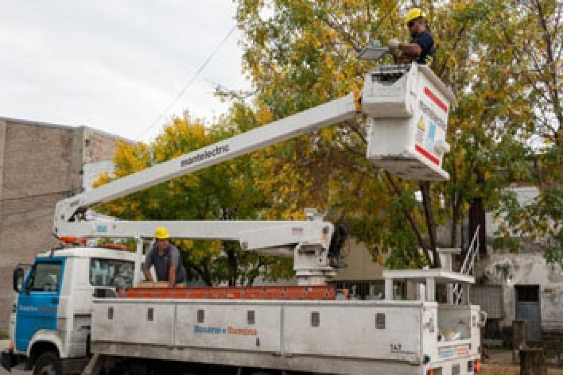 300 nuevas luminarias led en barrio Villa Urquiza